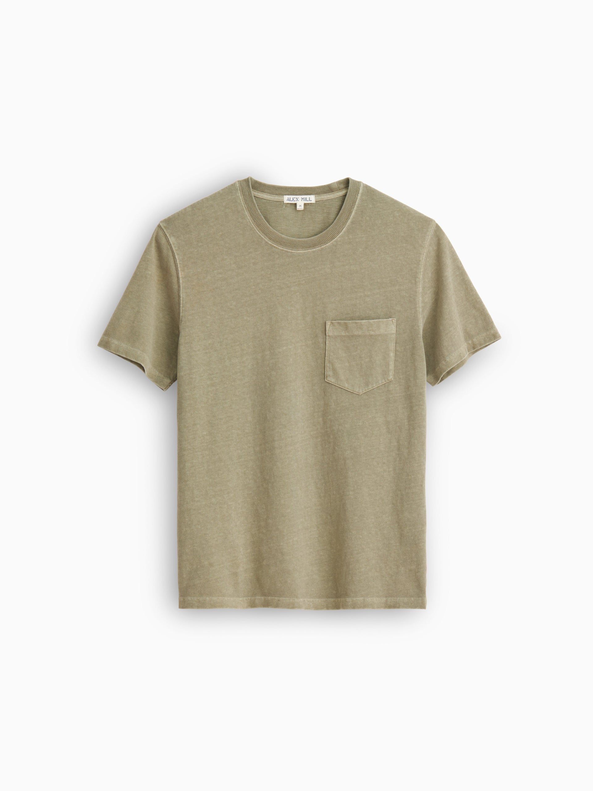 Alex Mill Vintage Wash Pocket Tee Bay Leaf