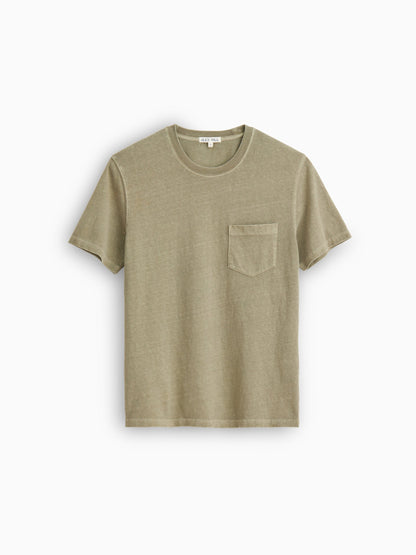 Alex Mill Vintage Wash Pocket Tee Bay Leaf