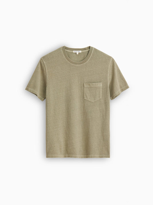 Alex Mill Vintage Wash Pocket Tee Bay Leaf