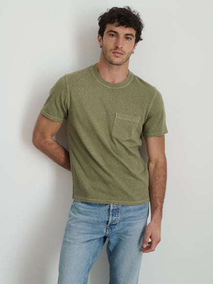 Alex Mill Vintage Wash Pocket Tee Bay Leaf