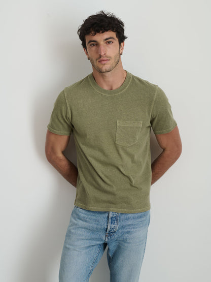 Alex Mill Vintage Wash Pocket Tee Bay Leaf