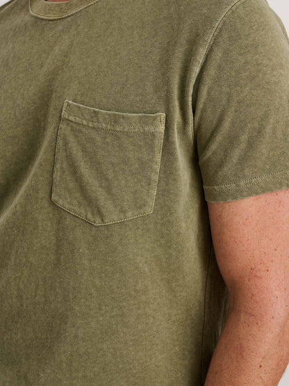 Alex Mill Vintage Wash Pocket Tee Bay Leaf