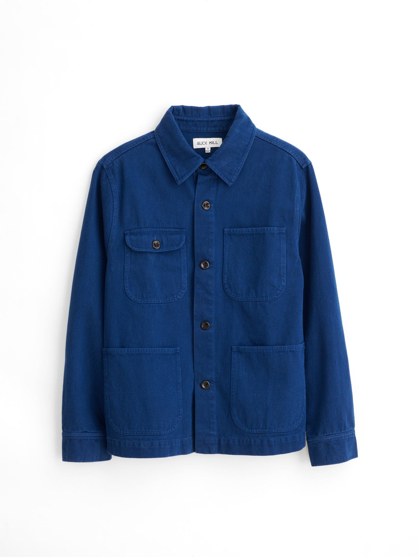 Alex Mill Garment Dyed Work Jacket in Recycled Denim French Navy