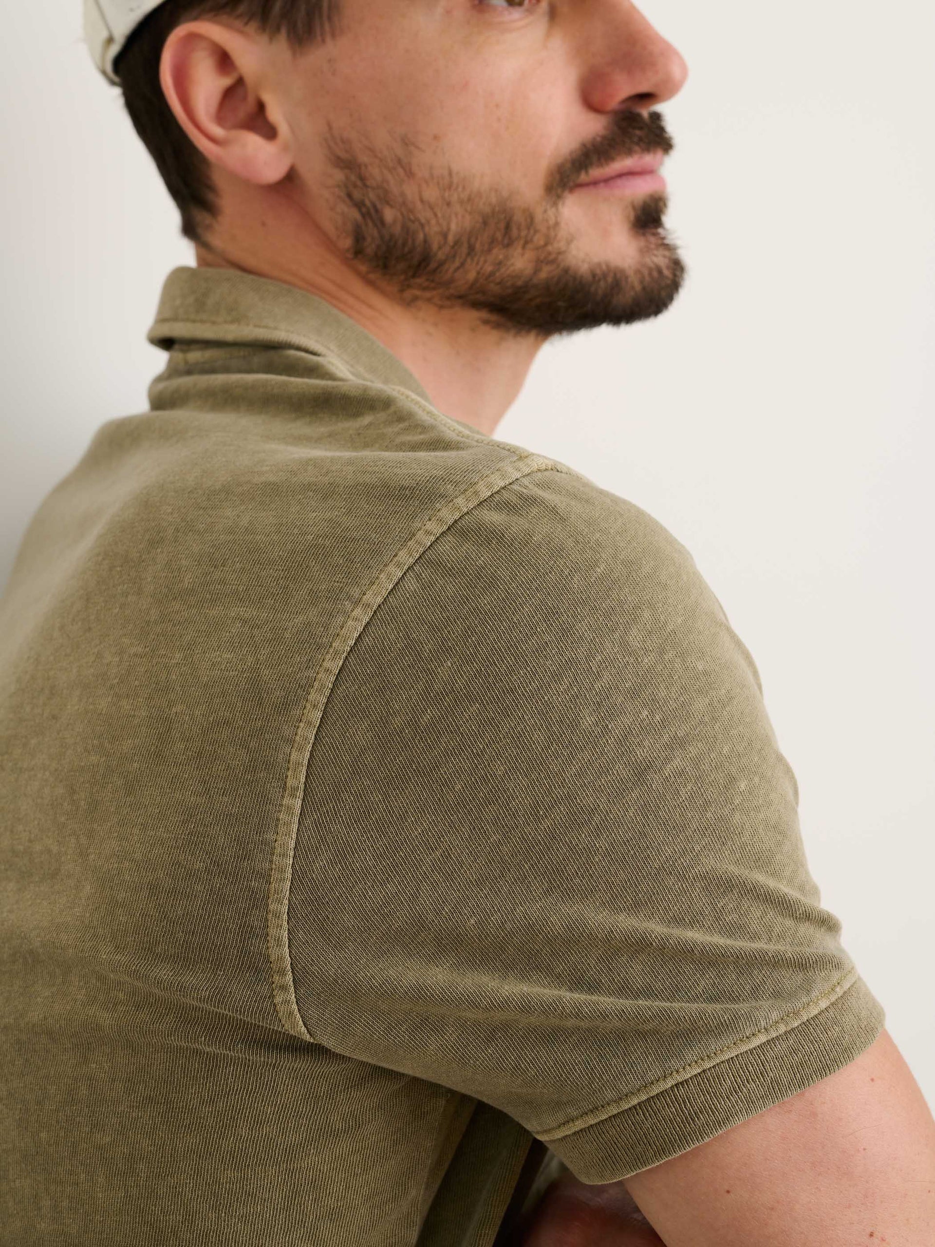 Alex Mill Vintage Wash Polo Bay Leaf