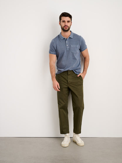 Alex Mill Vintage Wash Polo Faded Blue