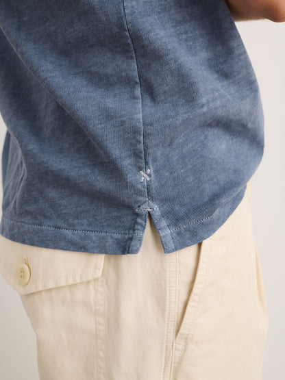 Alex Mill Vintage Wash Polo Faded Blue