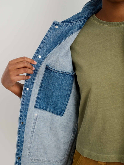 Alex Mill Britt Work Jacket in Denim