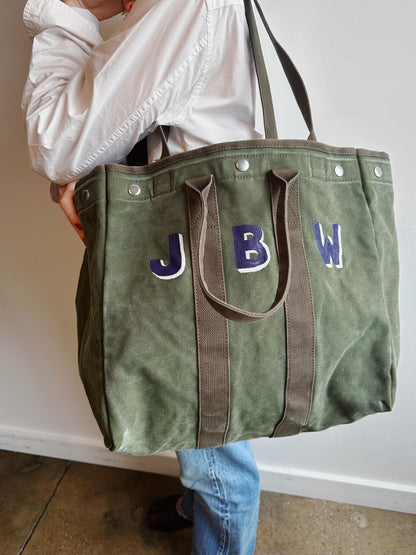 Alex Mill The Perfect Weekend Tote Military Olive