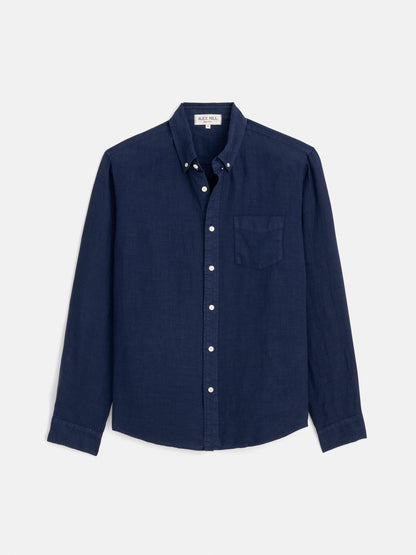 Alex Mill Mill Shirt in Linen Navy