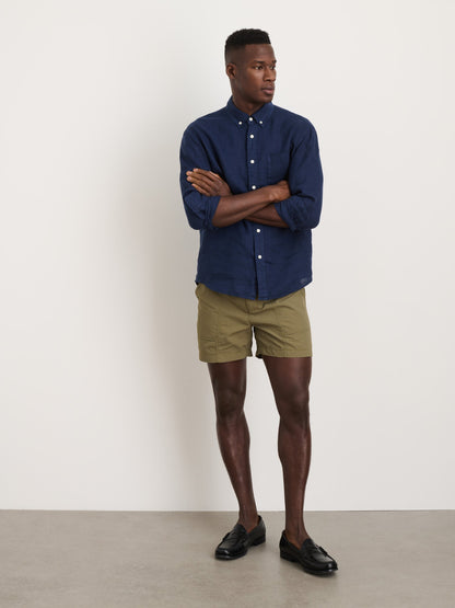 Alex Mill Mill Shirt in Linen Navy