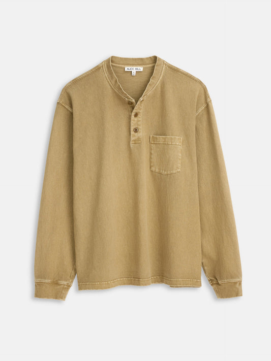 Alex Mill Alan Henley In Heavyweight Cotton Khaki