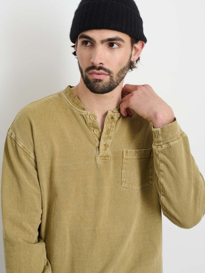 Alex Mill Alan Henley In Heavyweight Cotton Khaki