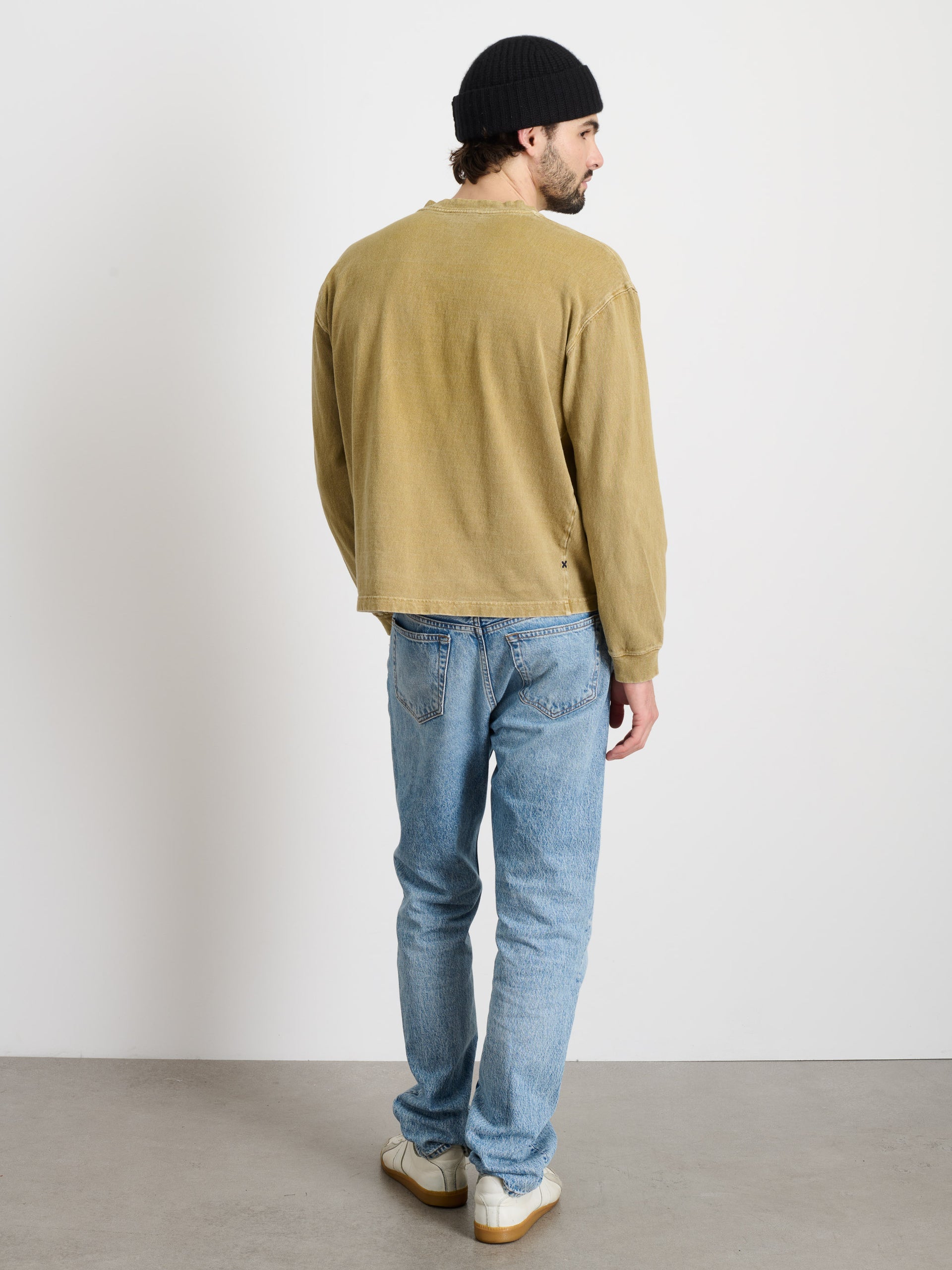Alex Mill Alan Henley In Heavyweight Cotton Khaki