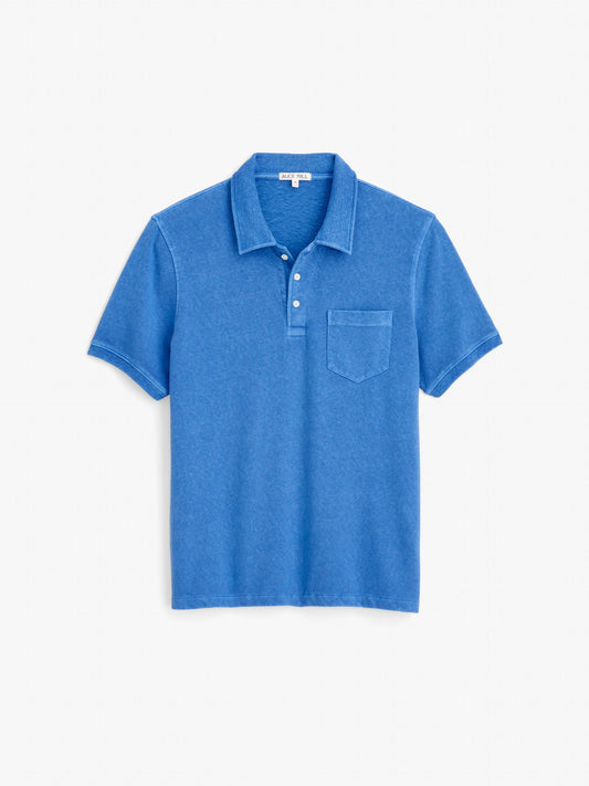 Alex Mill Vintage Wash Polo Washed Cobalt