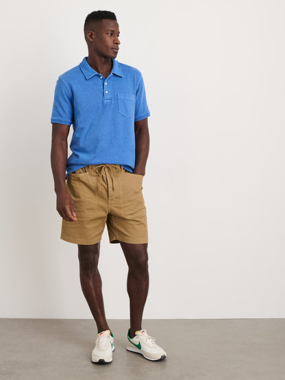 Alex Mill Vintage Wash Polo Washed Cobalt