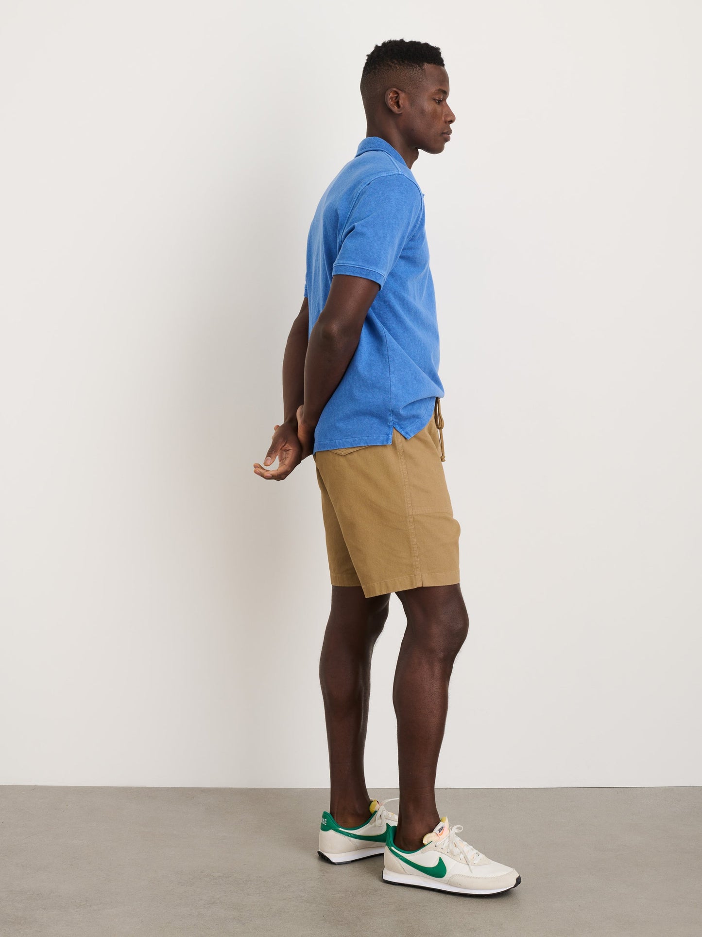 Alex Mill Vintage Wash Polo Washed Cobalt