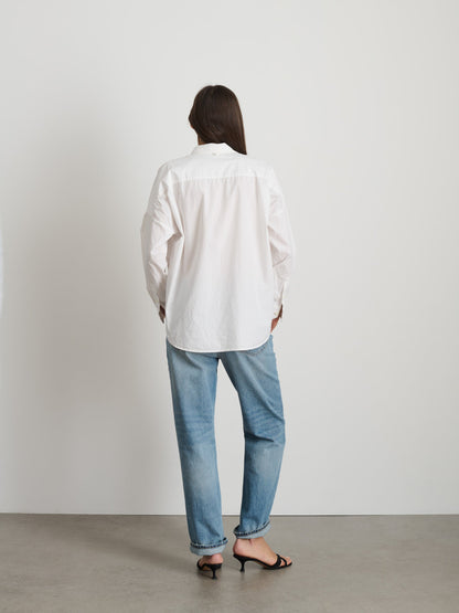 Alex Mill Jo Shirt in Cotton Poplin White