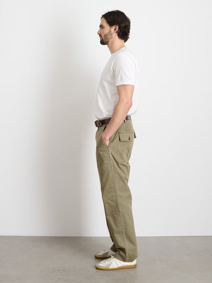 Alex Mill Field Pant in Herringbone Vintage Olive