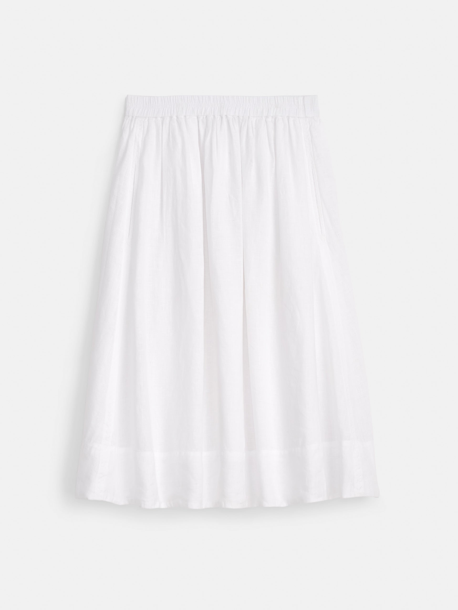 Alex Mill Maddie Skirt in Linen White