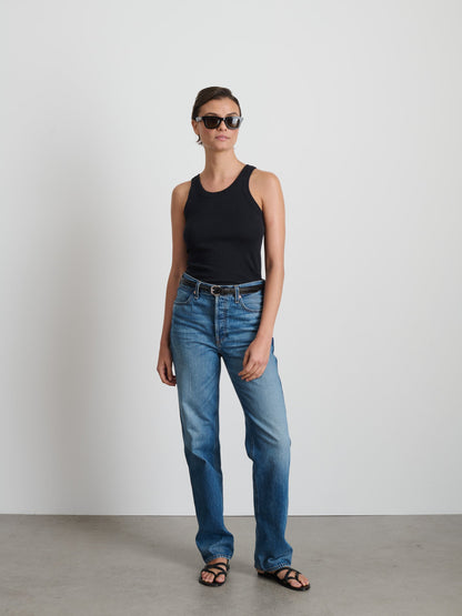 Alex Mill Everyday Rib Tank Black