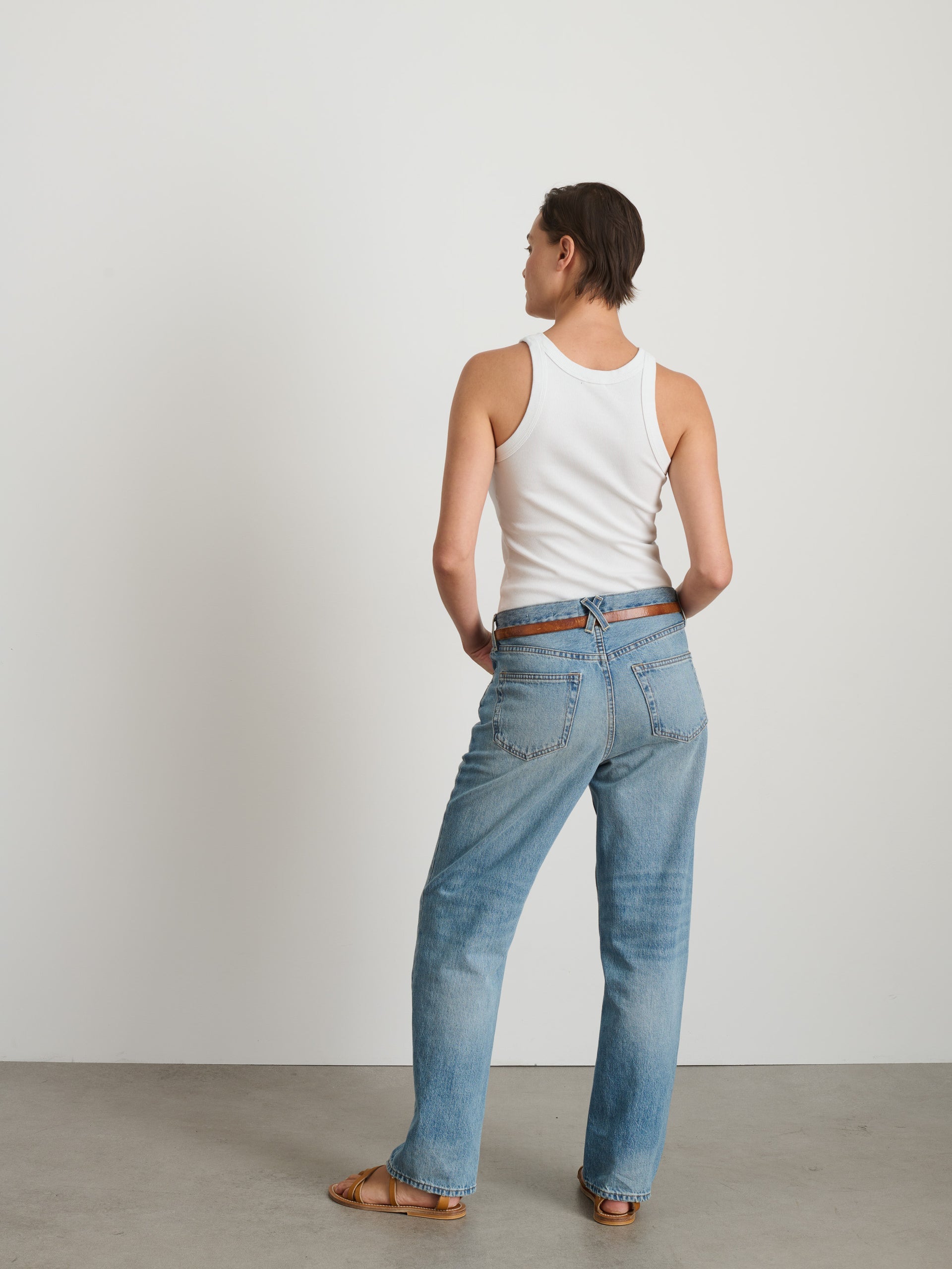 Alex Mill Everyday Rib Tank Sea Salt