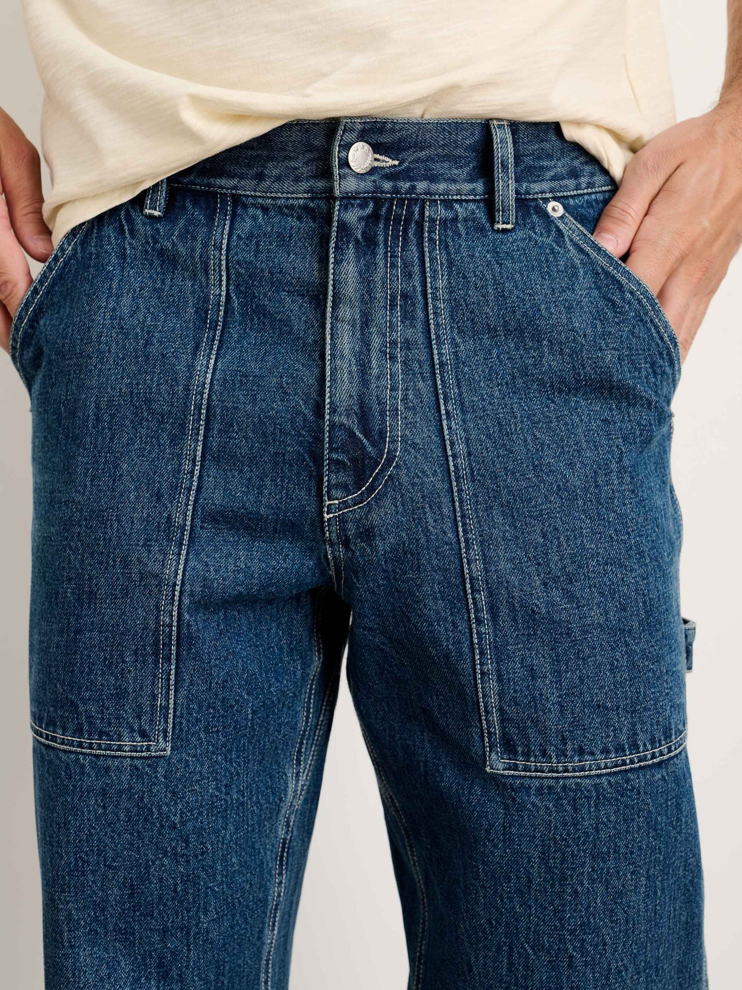 Alex Mill Painter Pant in Vintage Wash Denim Medium Vintage Wash