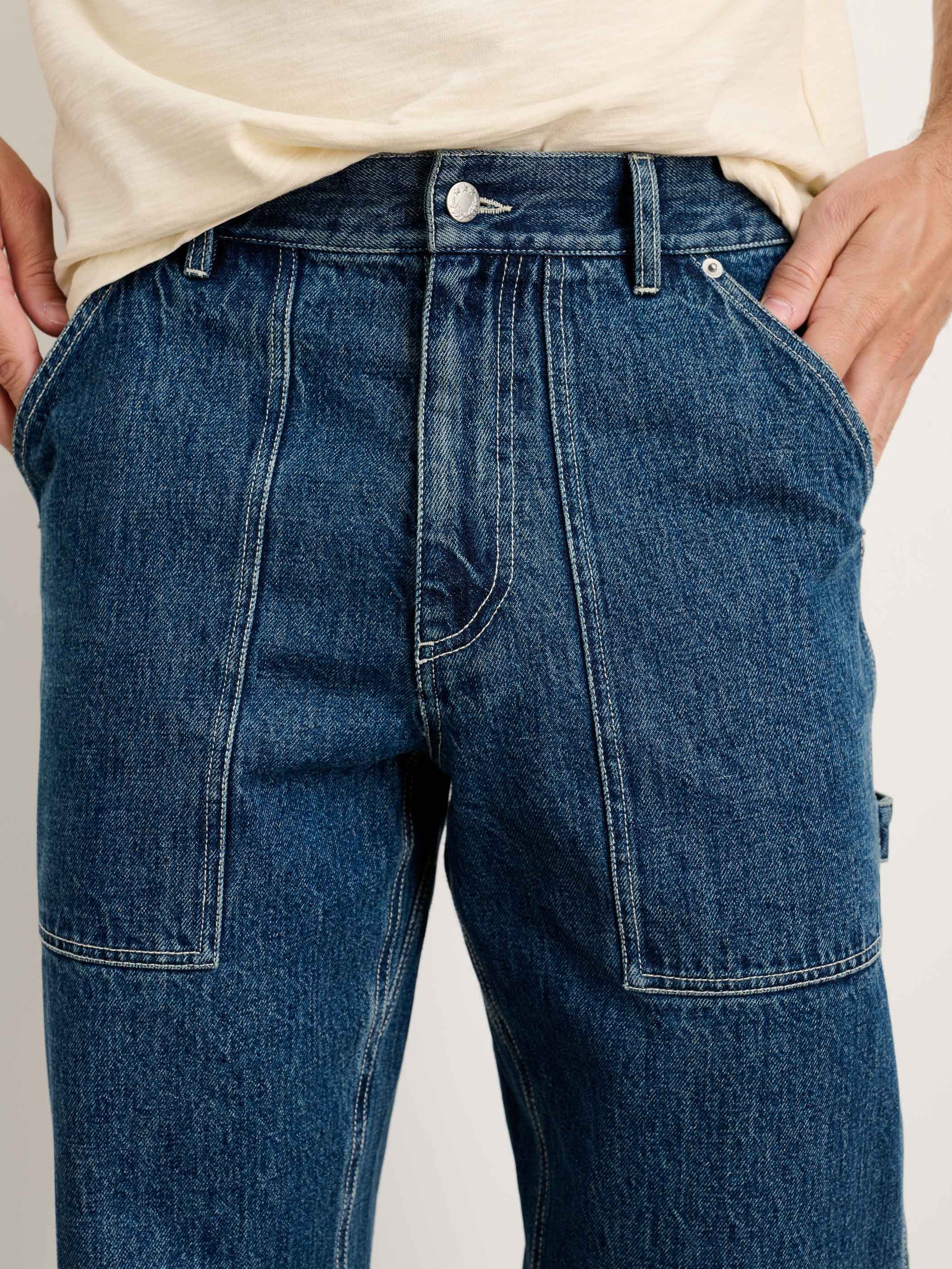 Alex Mill Painter Pant in Vintage Wash Denim Medium Vintage Wash