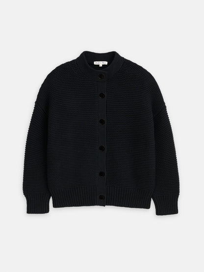Alex Mill Nico Cardigan in Cotton Black
