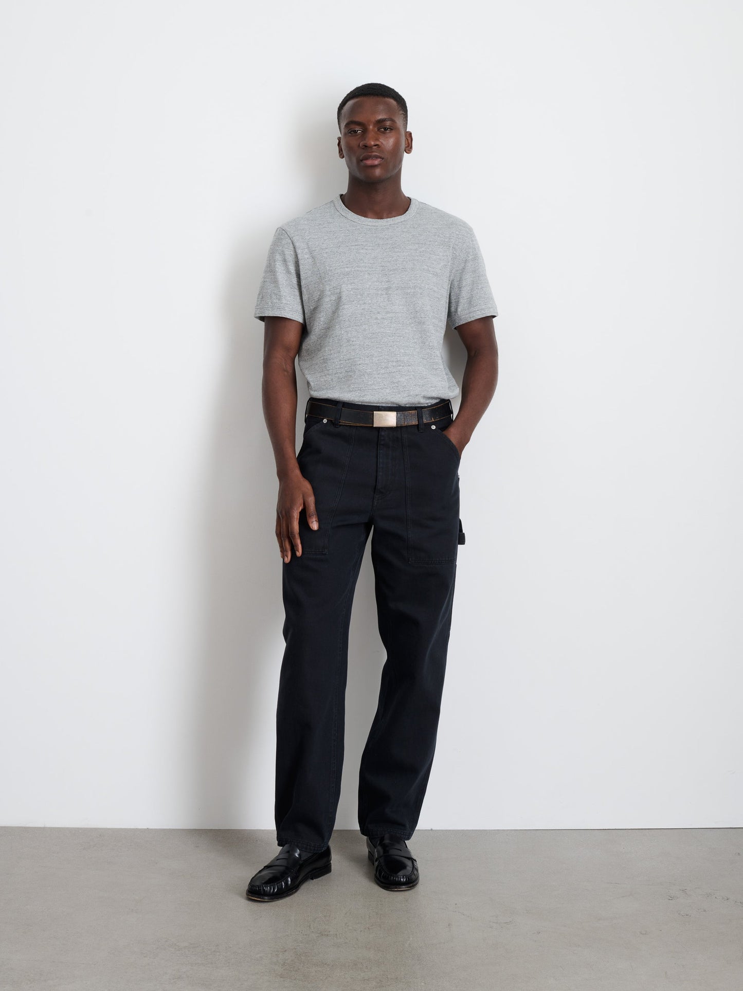 Alex Mill Painter Pant in Recycled Denim Washed Black