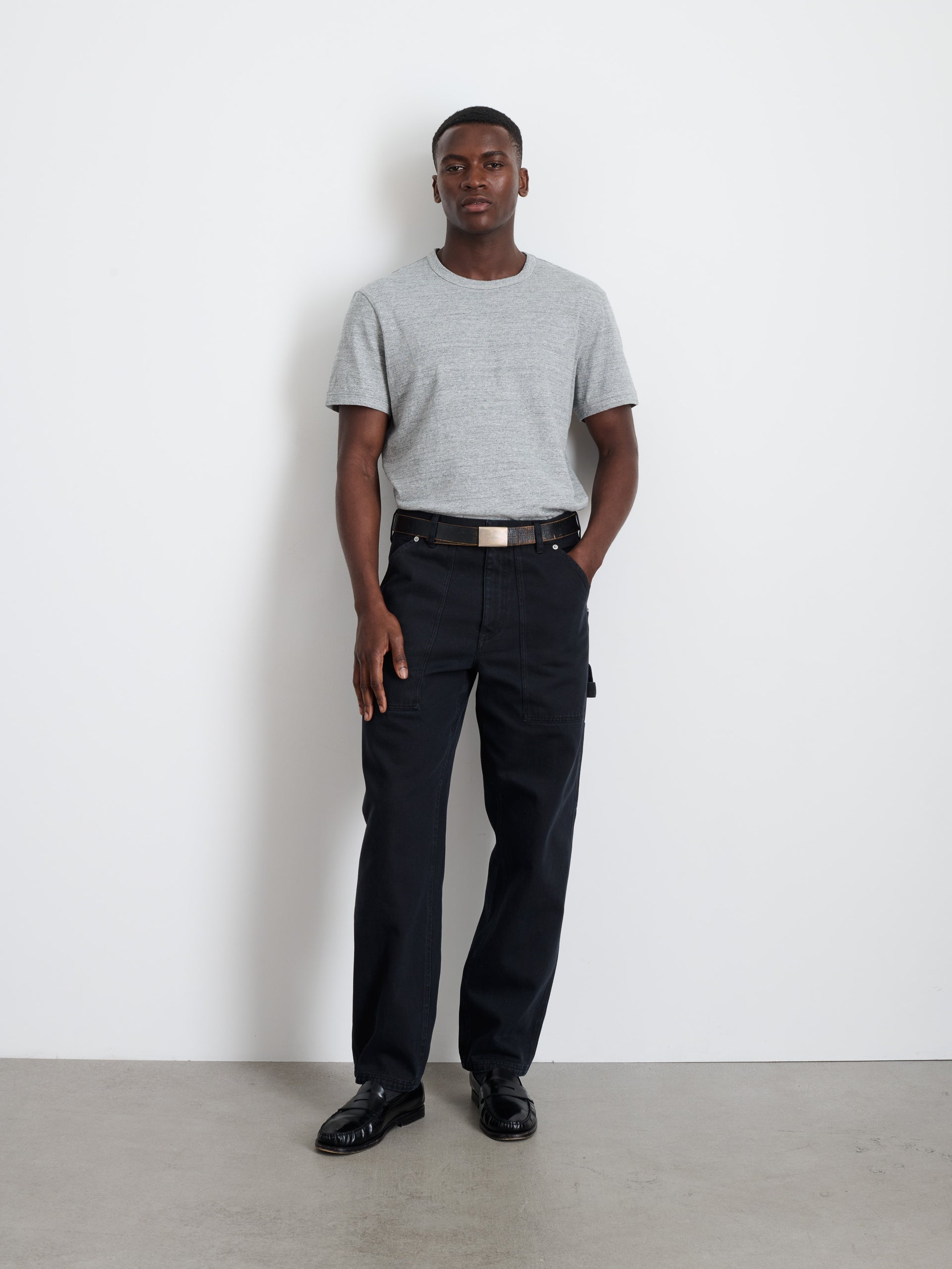 Alex Mill Painter Pant in Recycled Denim Washed Black