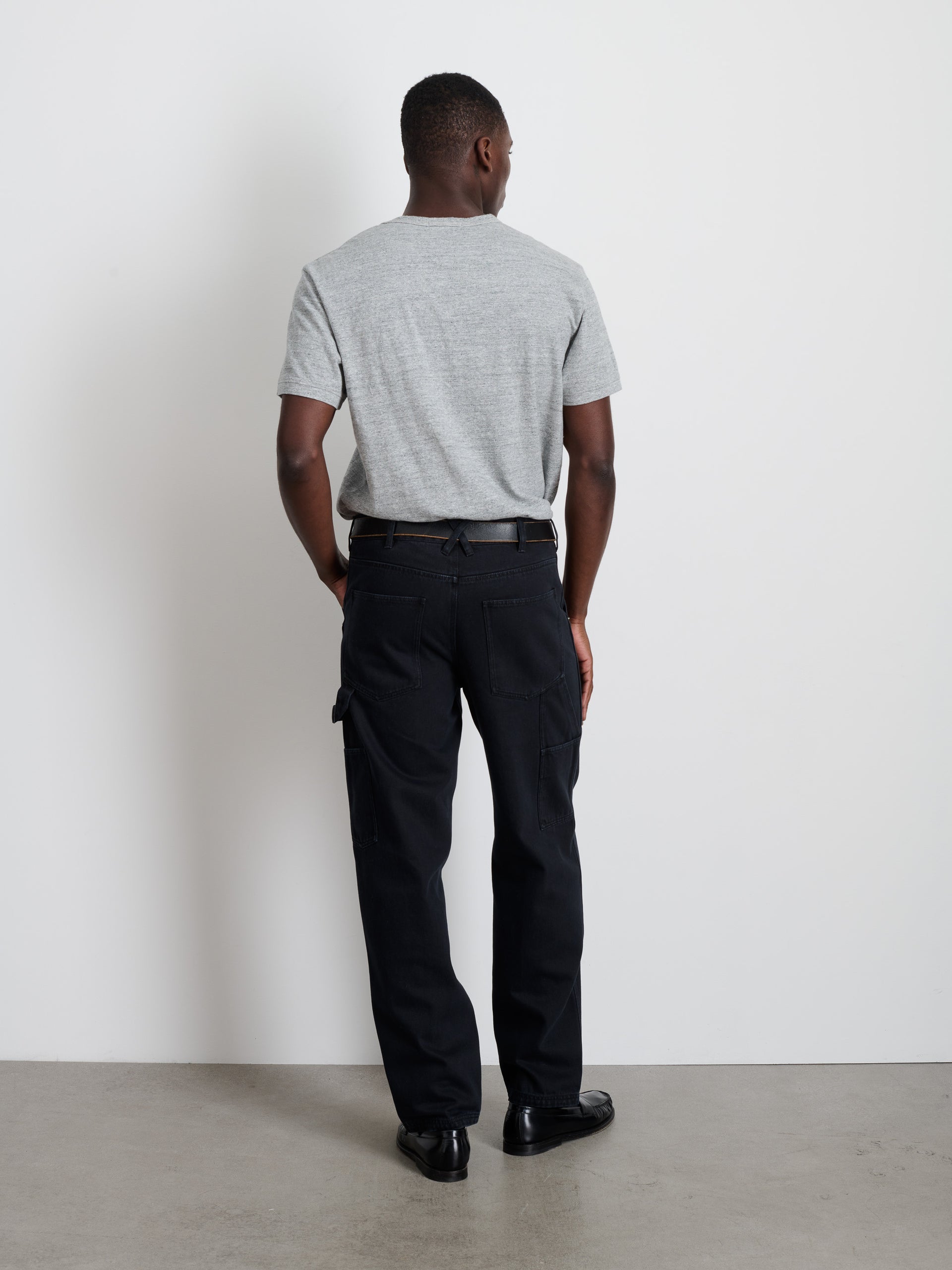Alex Mill Painter Pant in Recycled Denim Washed Black
