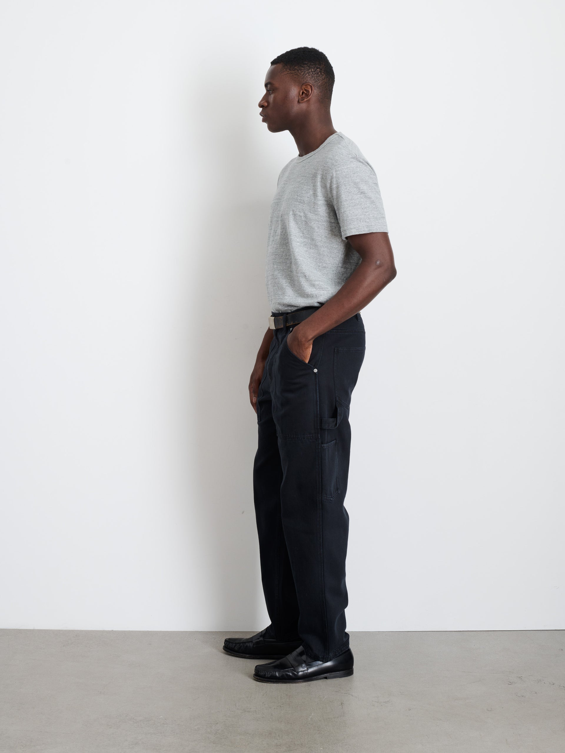 Alex Mill Painter Pant in Recycled Denim Washed Black