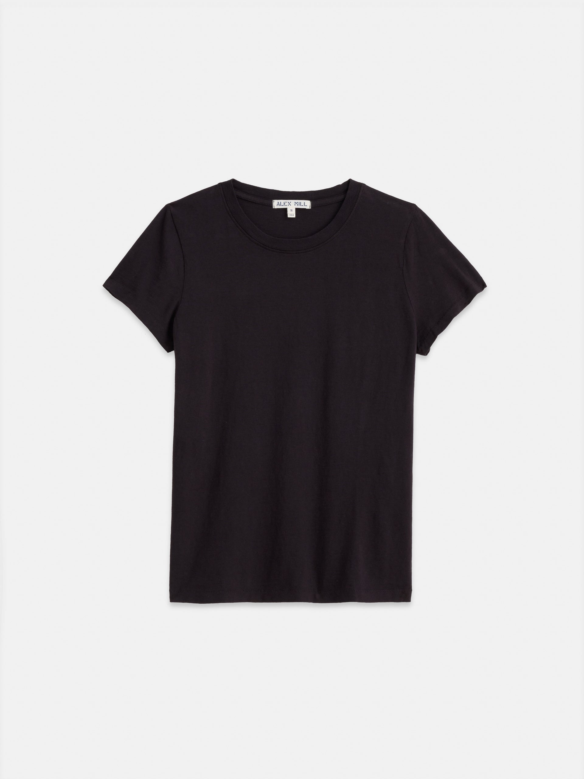 Alex Mill Prospect Tee in Cotton Jersey Black
