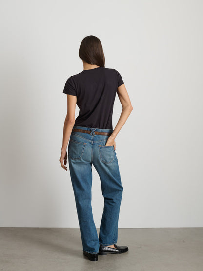 Alex Mill Prospect Tee in Cotton Jersey Black