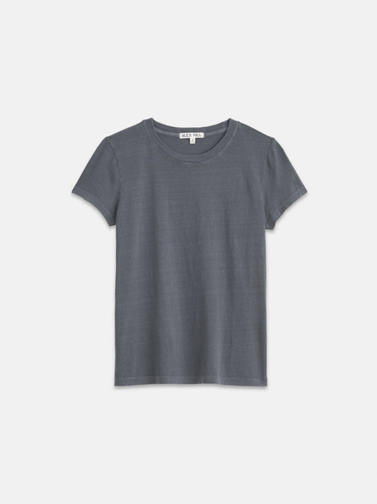 Alex Mill Prospect Tee in Cotton Jersey Charcoal