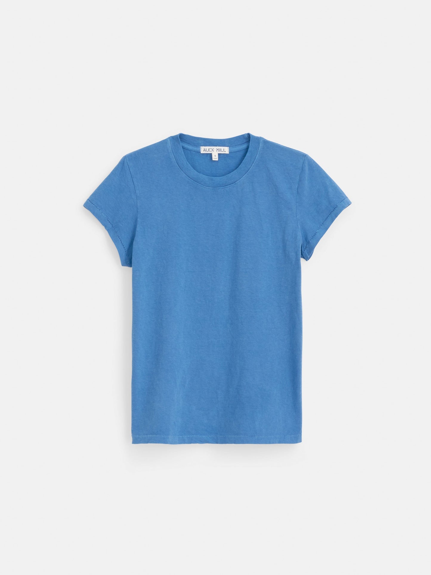 Alex Mill Prospect Tee in Cotton Jersey Washed Cobalt