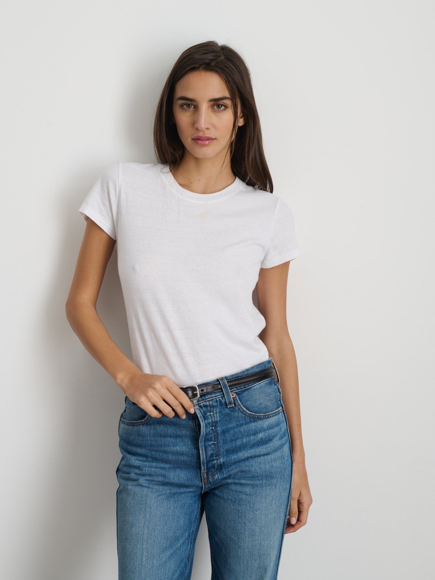 Alex Mill Prospect Tee in Cotton Jersey White