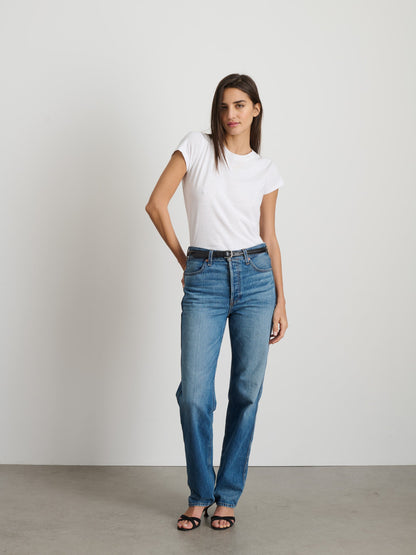 Alex Mill Prospect Tee in Cotton Jersey White