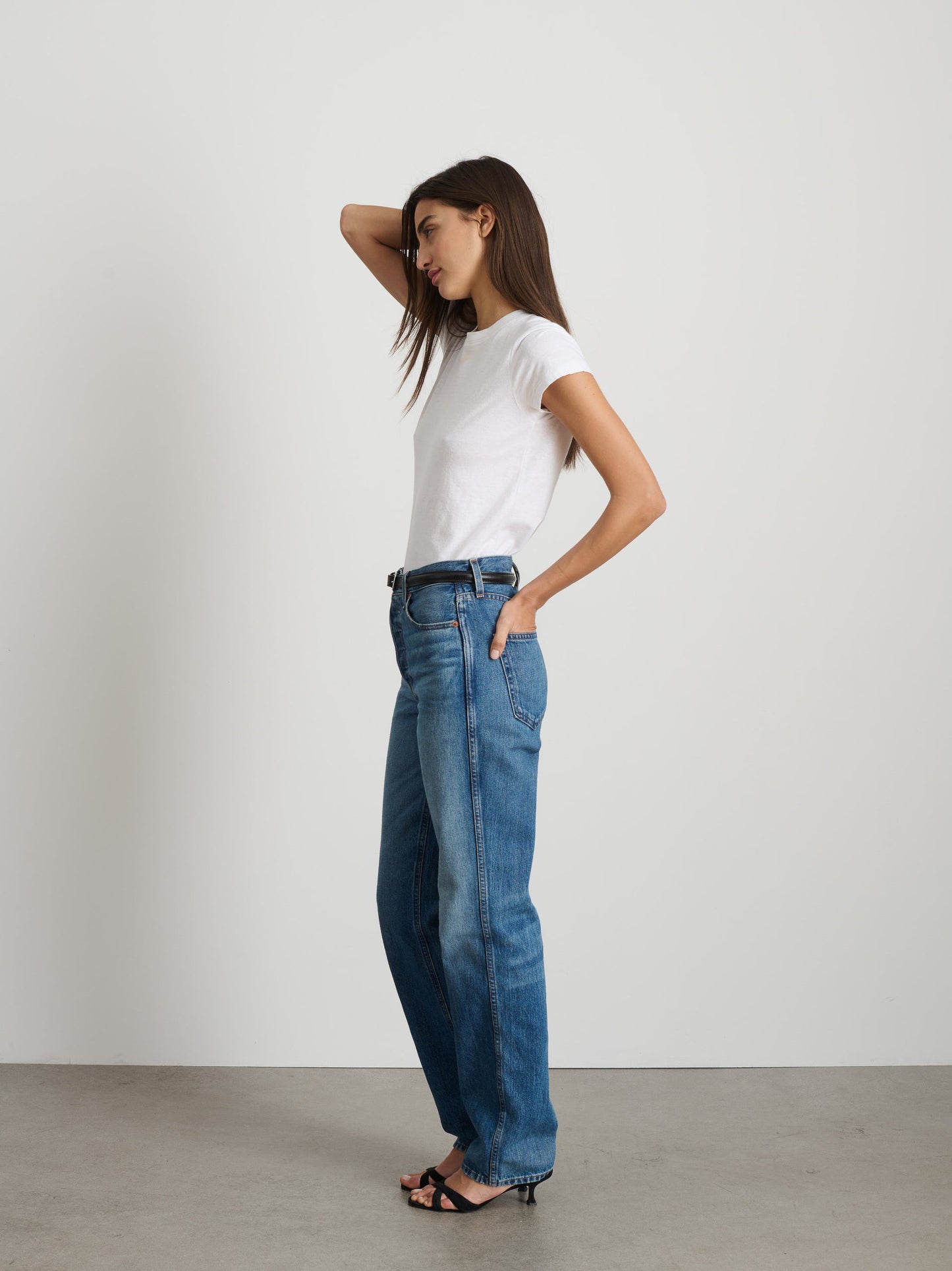 Alex Mill Prospect Tee in Cotton Jersey White
