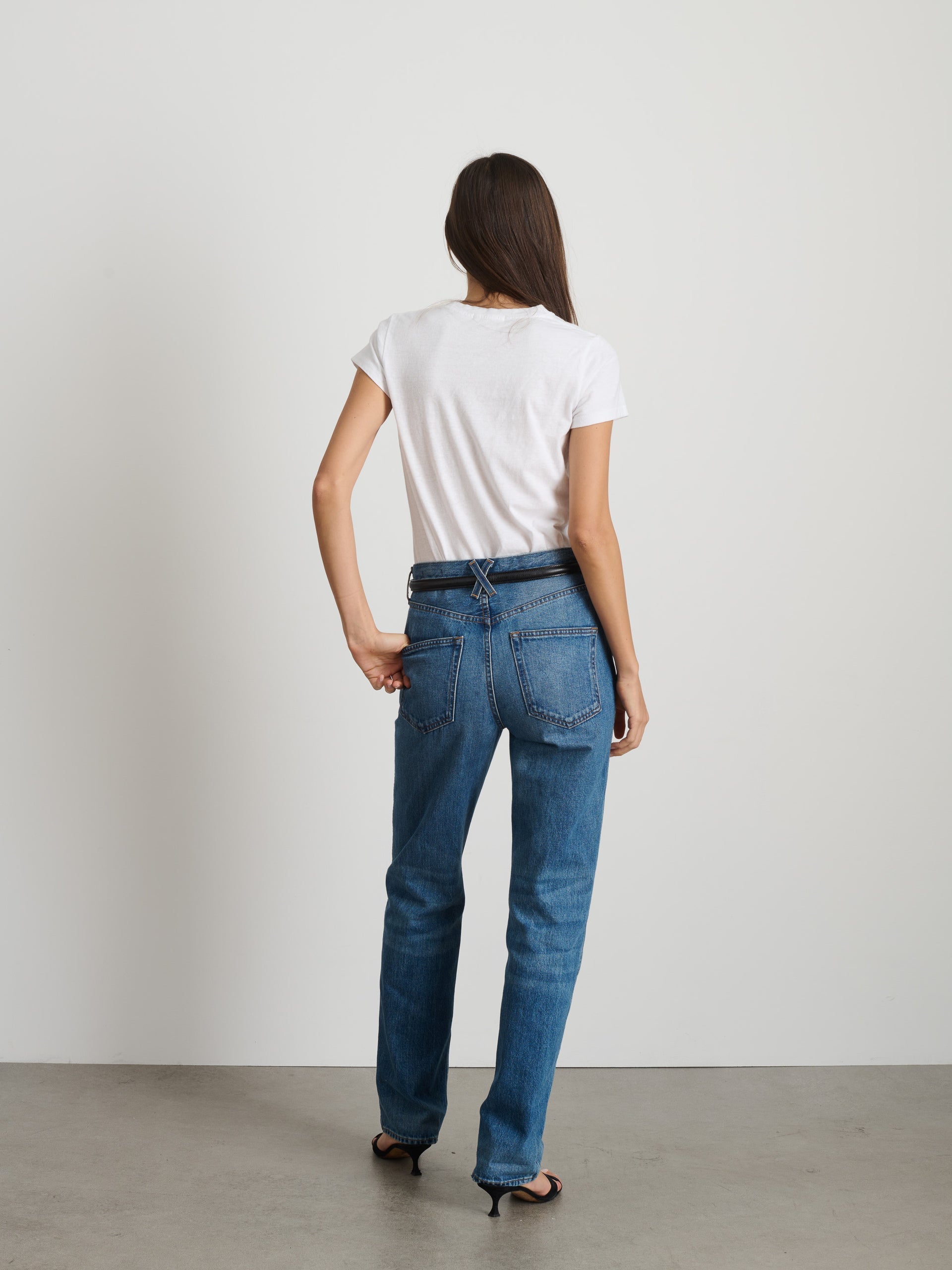 Alex Mill Prospect Tee in Cotton Jersey White