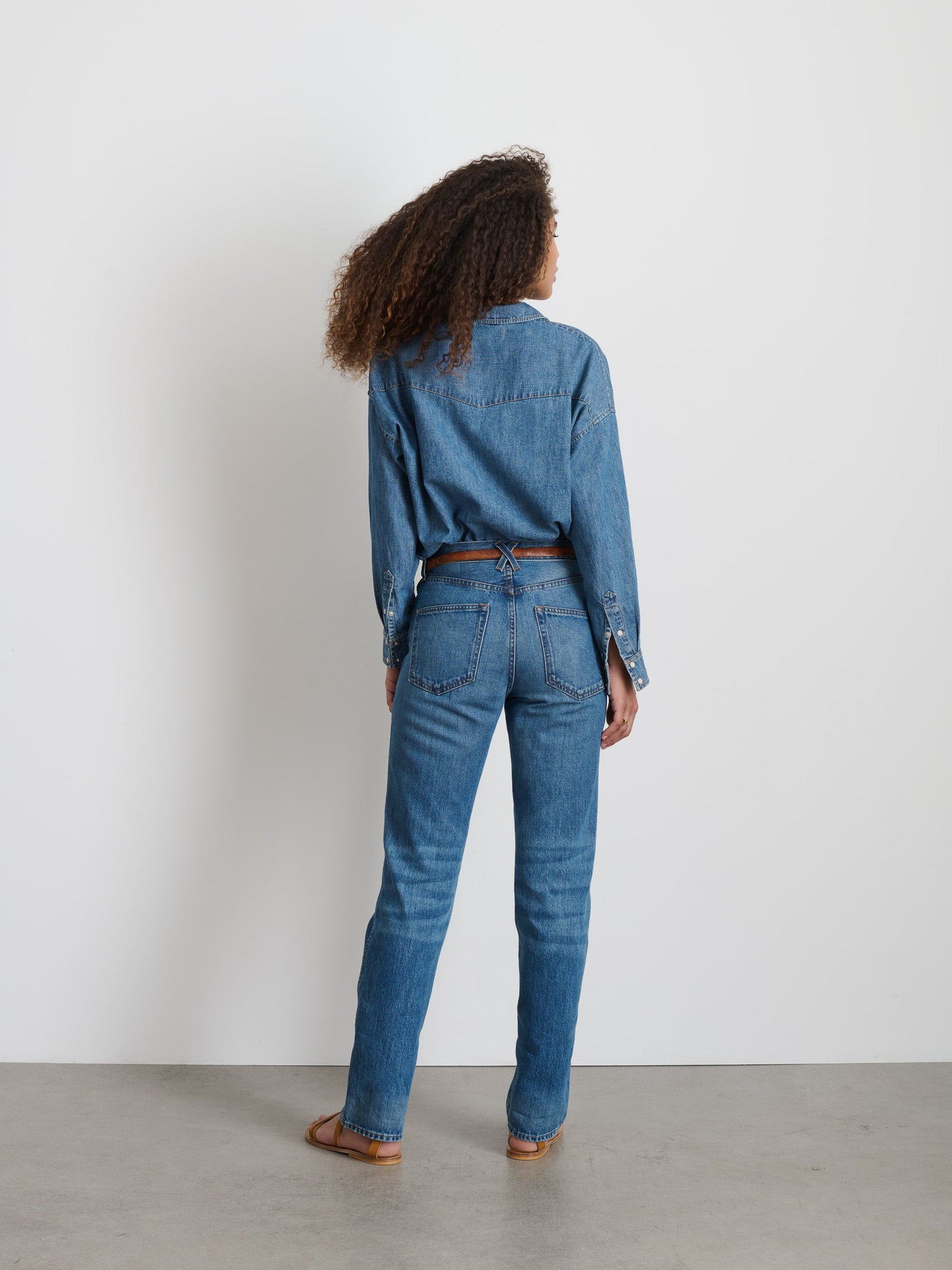 Alex Mill Santa Fe Shirt in Denim Santa Fe Medium Wash