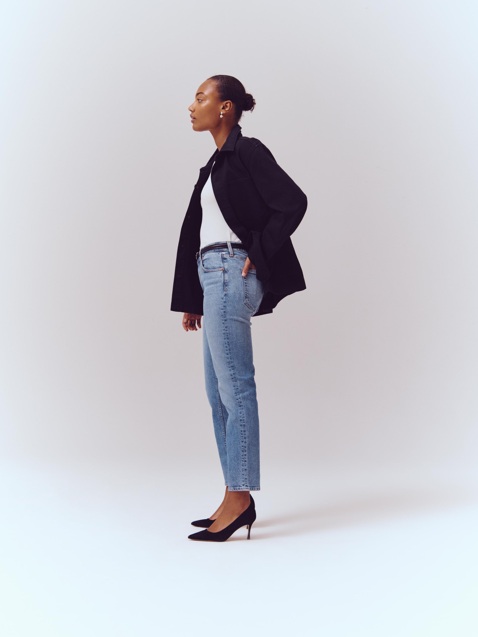 Alex Mill Amber Mid-Rise Slim Vintage Light Indigo