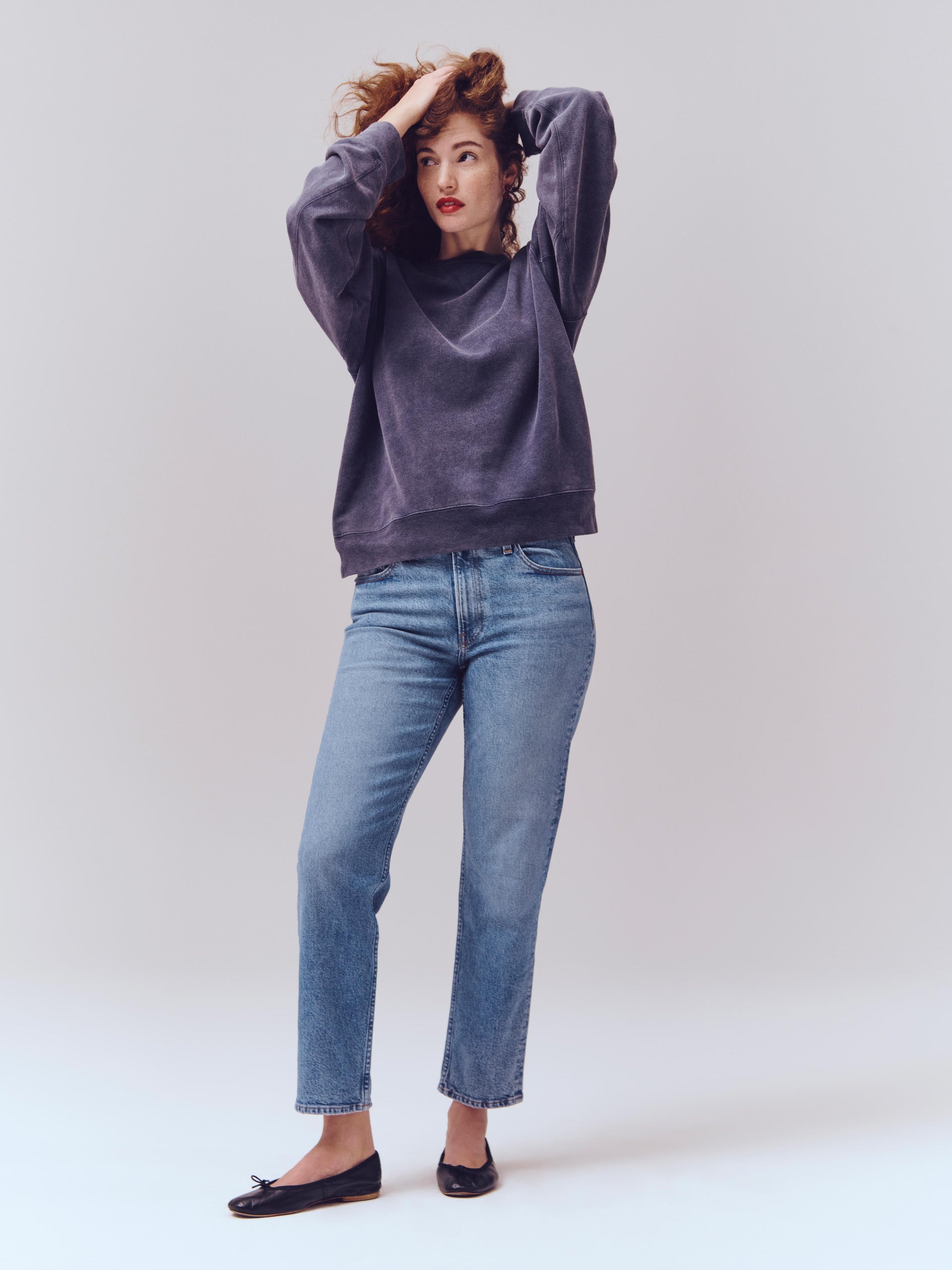 Alex Mill Amber Mid-Rise Slim Vintage Light Indigo