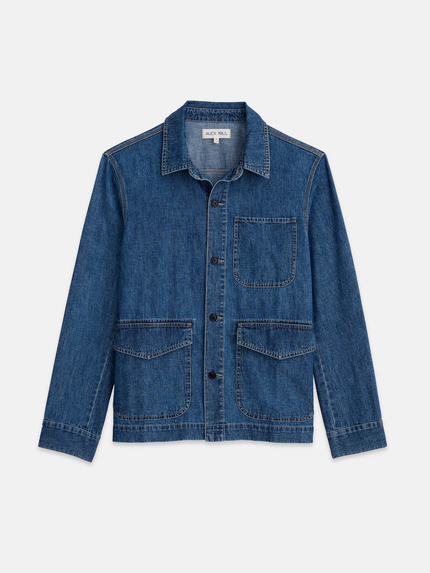 Alex Mill Shirt Jacket In Lightweight Denim