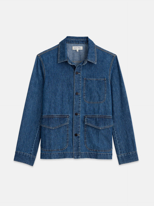 Alex Mill Shirt Jacket In Lightweight Denim