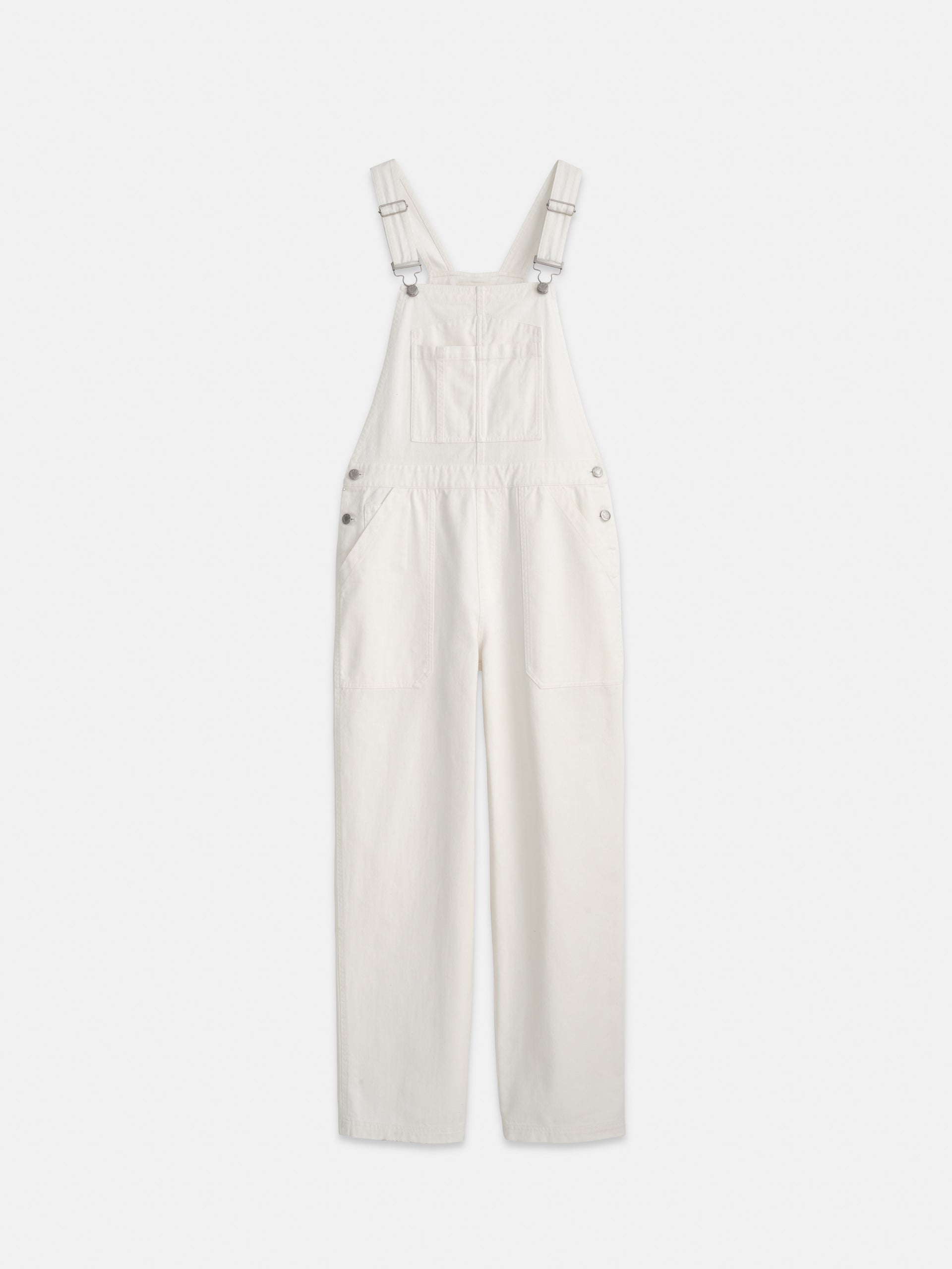 Alex Mill Lili Overall in White Denim White