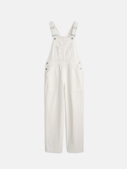 Alex Mill Lili Overall in White Denim White