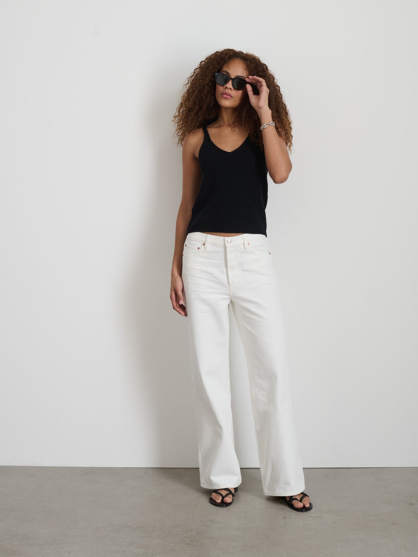 Alex Mill Alek Wide Leg Jean Sea Salt