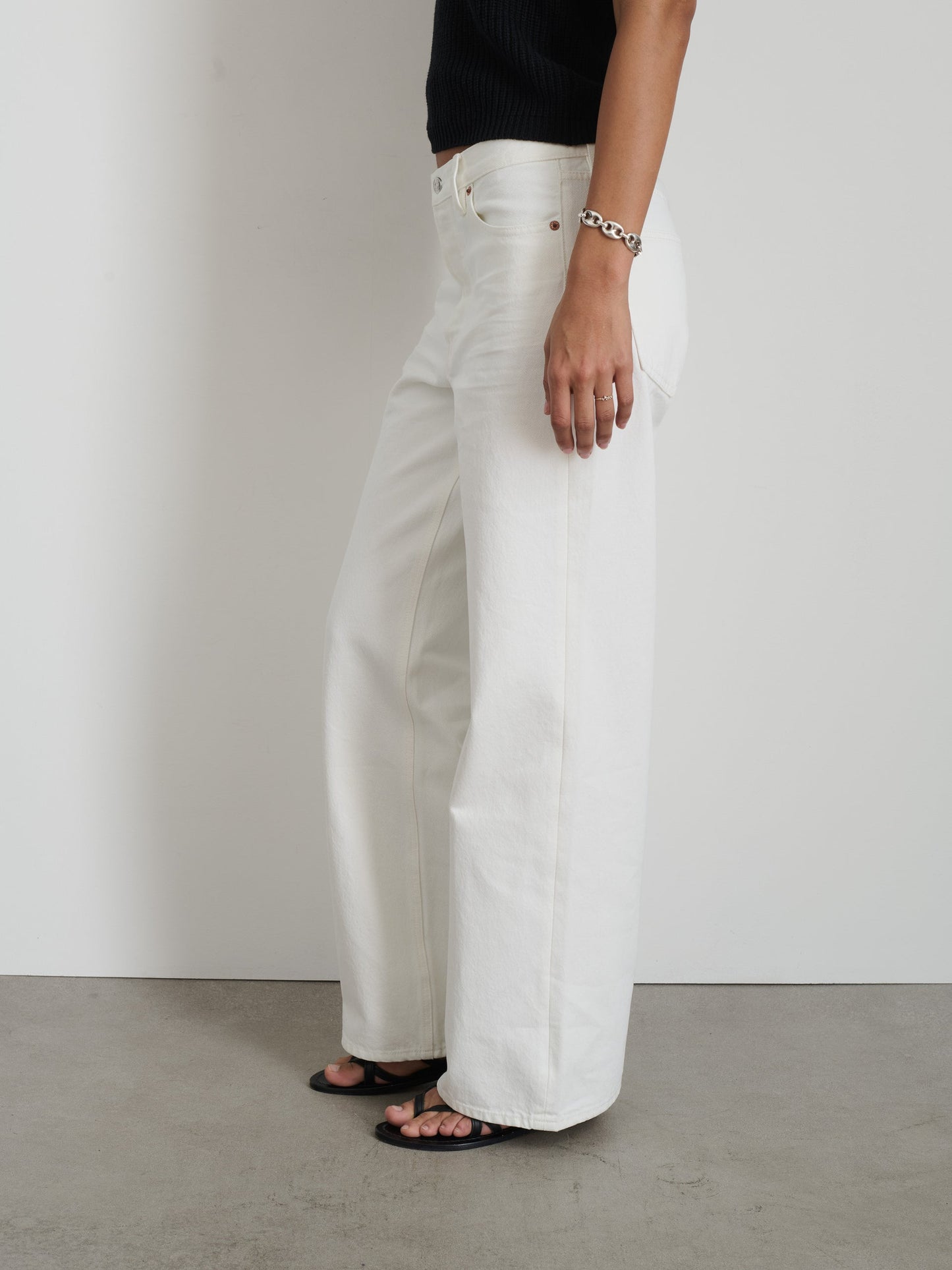 Alex Mill Alek Wide Leg Jean Sea Salt