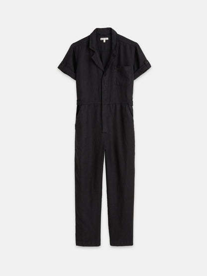 Alex Mill Jumpsuit in Linen Black